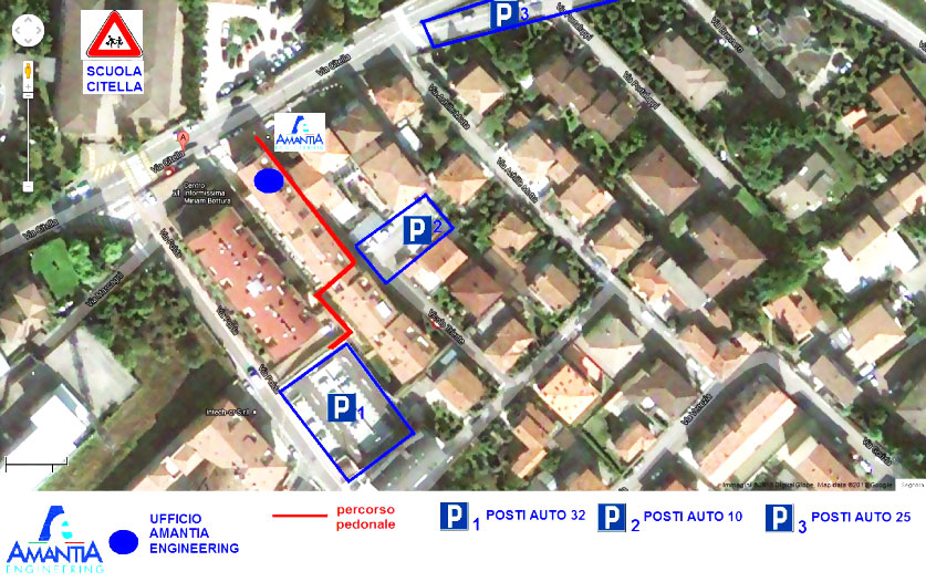 Parcheggi vicino all'ufficio